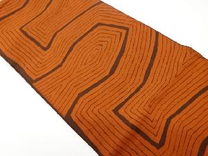 リサイクル　抽象模様織出し洒落袋帯